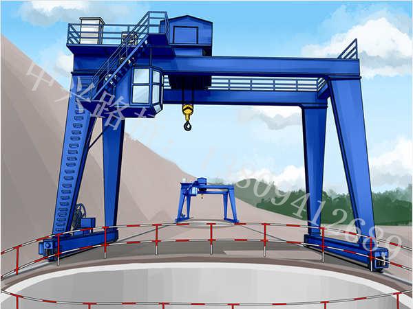 陕西西安龙门吊厂家租赁90T36M双梁龙门吊